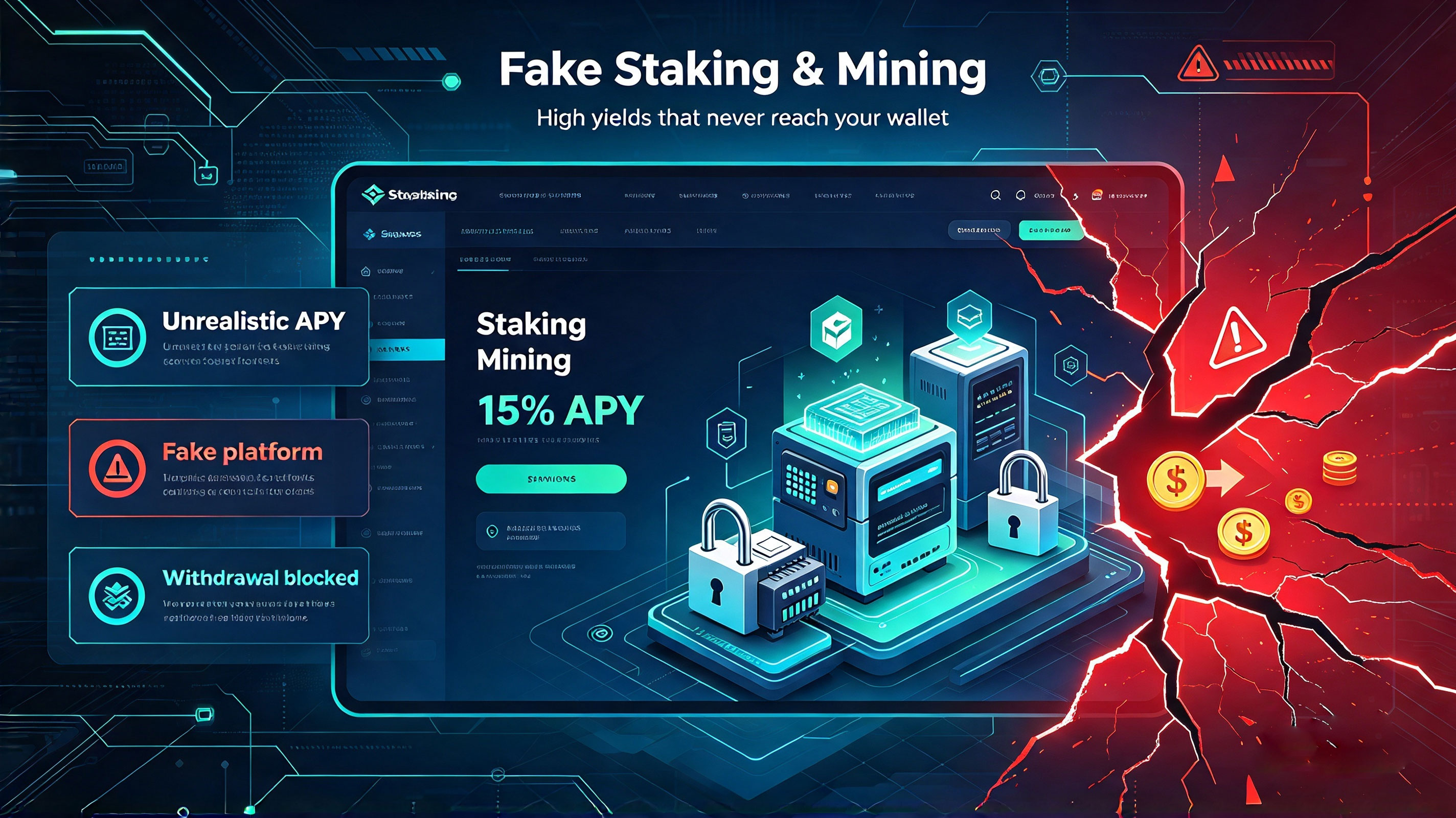 Fake Staking & Counterfeit Mining Programs